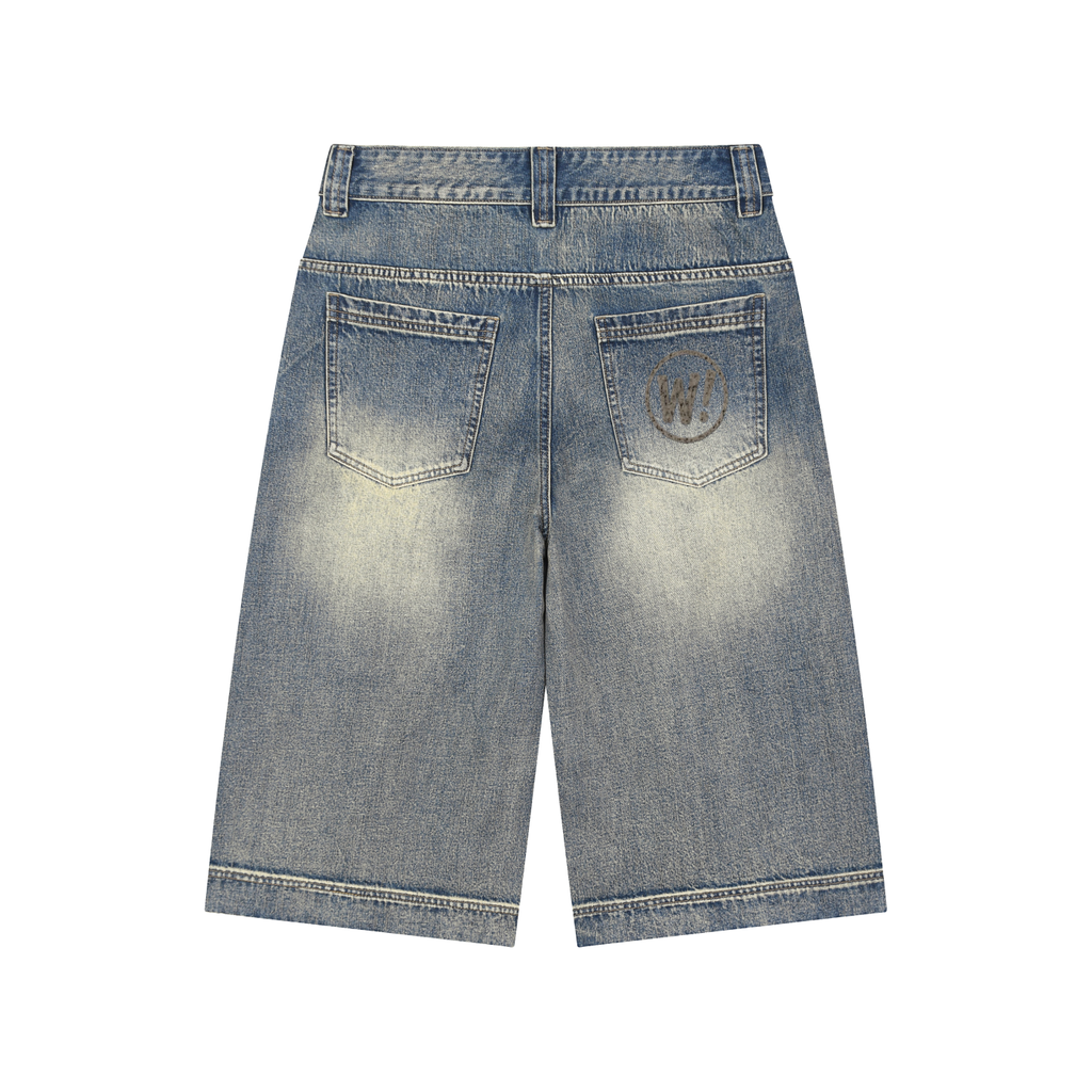 Forever Lit Denim Jhorts￼